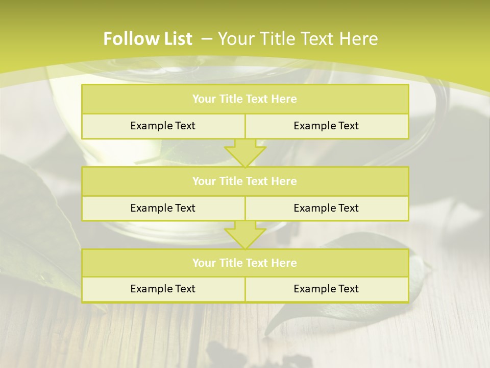 Organic Vertical Refreshment PowerPoint Template
