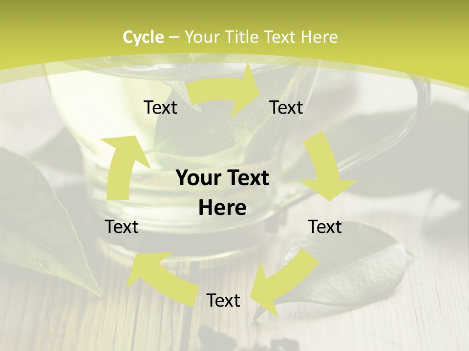 Organic Vertical Refreshment PowerPoint Template