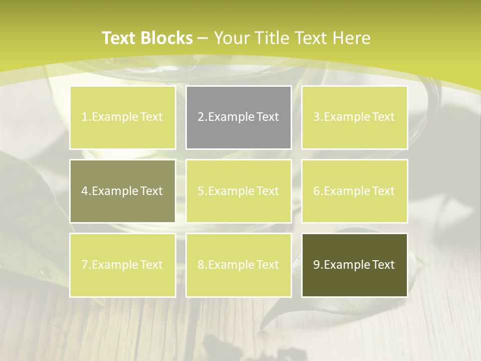 Organic Vertical Refreshment PowerPoint Template