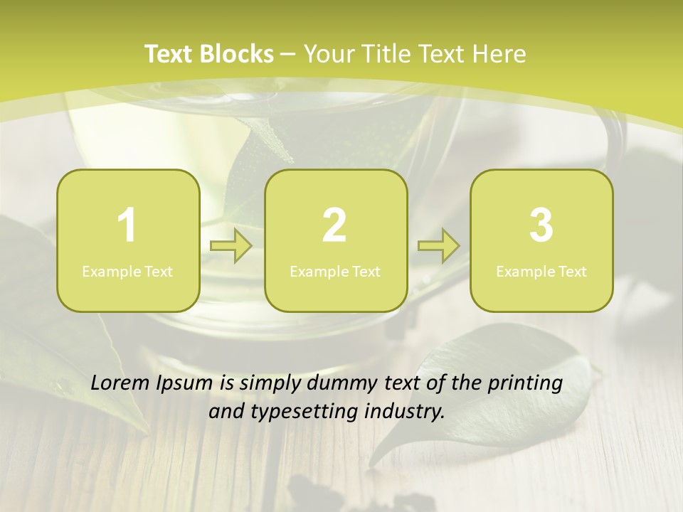 Organic Vertical Refreshment PowerPoint Template