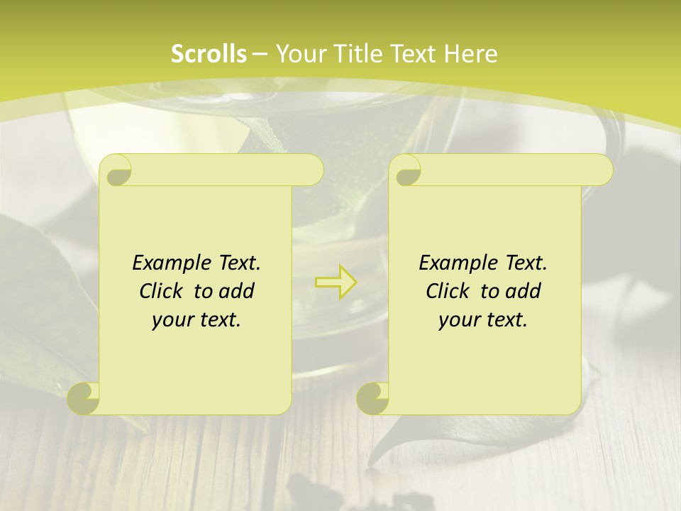 Organic Vertical Refreshment PowerPoint Template