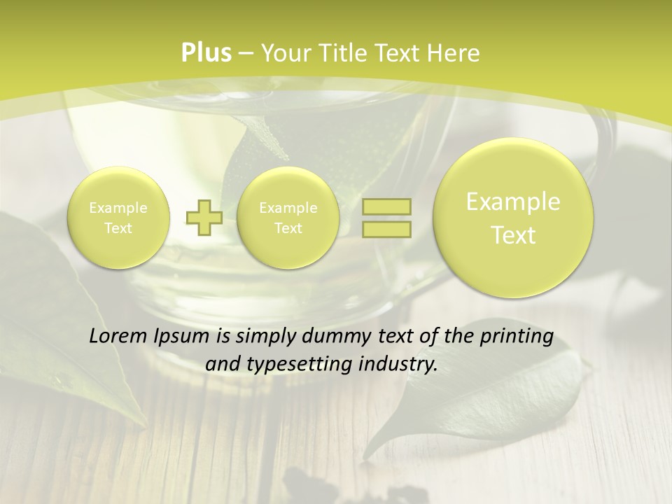 Organic Vertical Refreshment PowerPoint Template