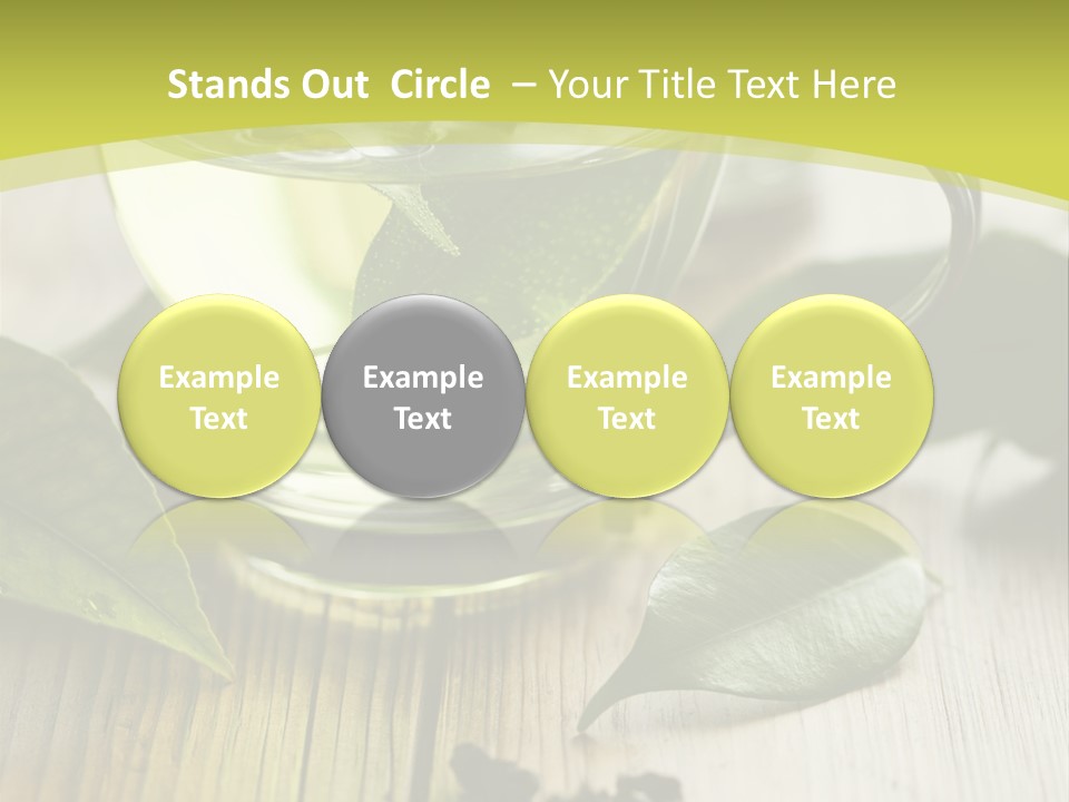 Organic Vertical Refreshment PowerPoint Template