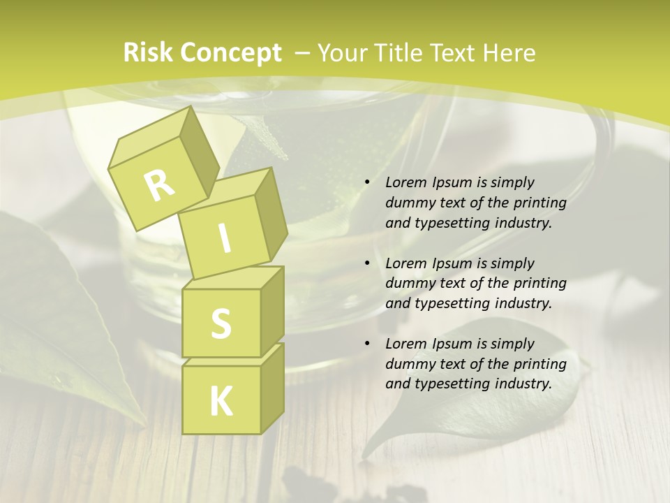 Organic Vertical Refreshment PowerPoint Template