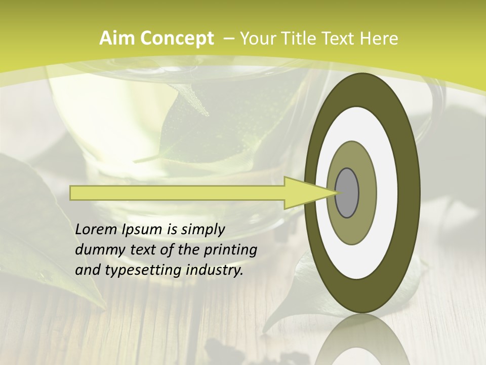 Organic Vertical Refreshment PowerPoint Template