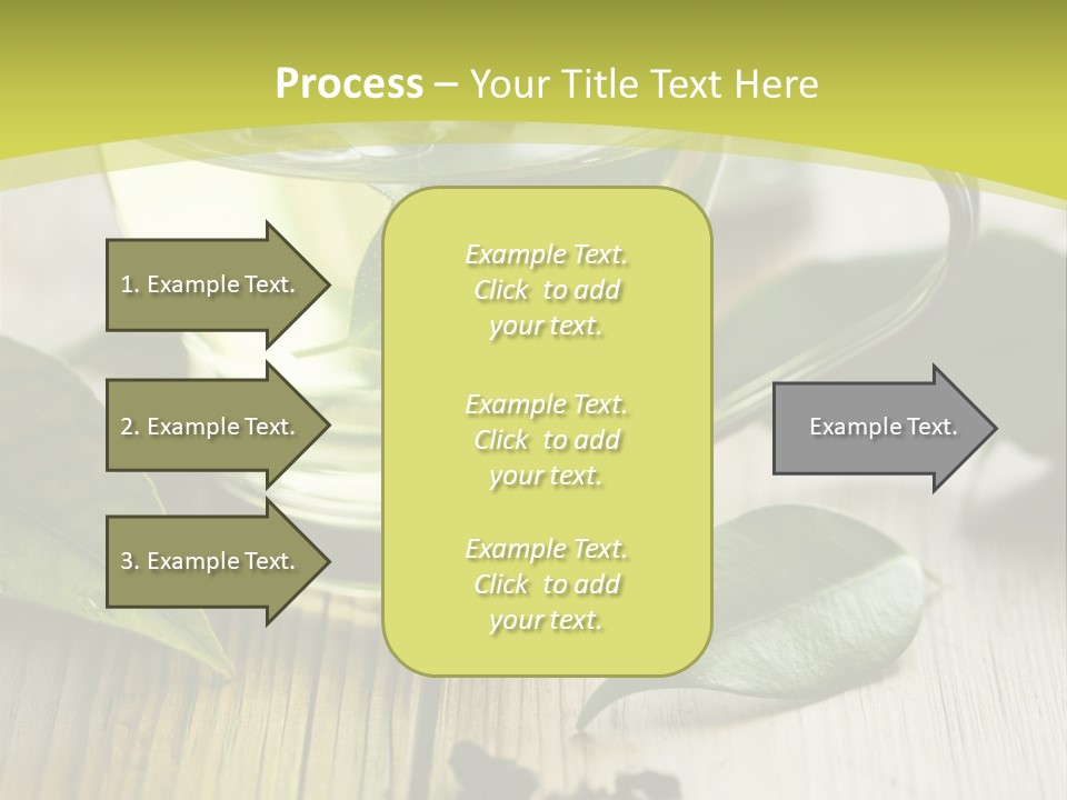 Organic Vertical Refreshment PowerPoint Template