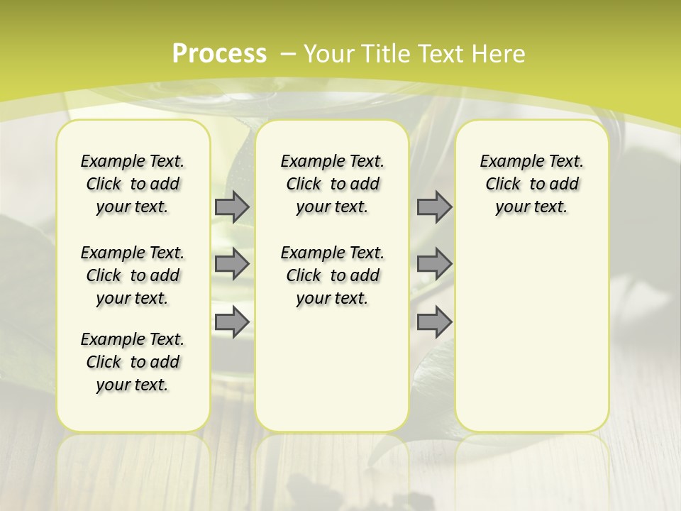 Organic Vertical Refreshment PowerPoint Template