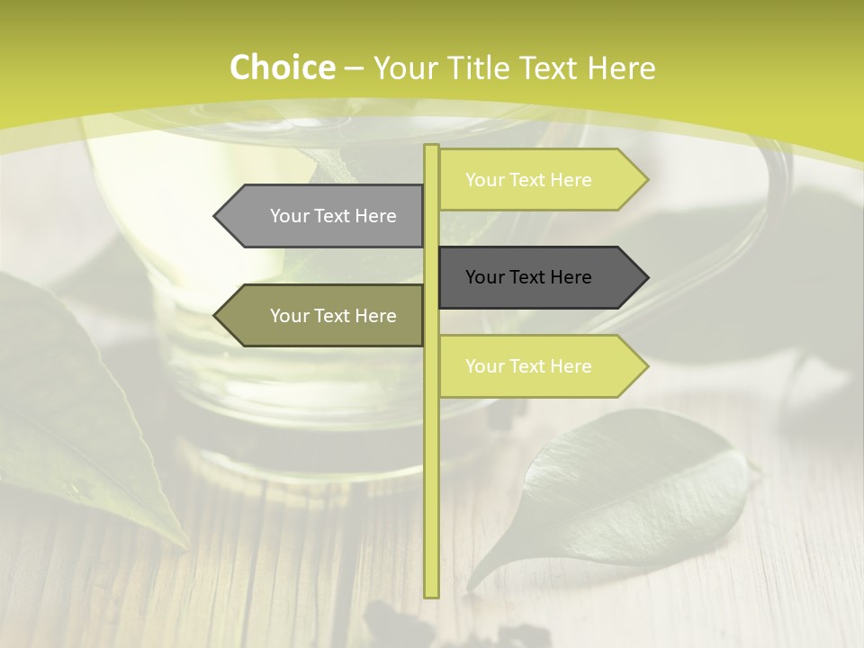 Organic Vertical Refreshment PowerPoint Template