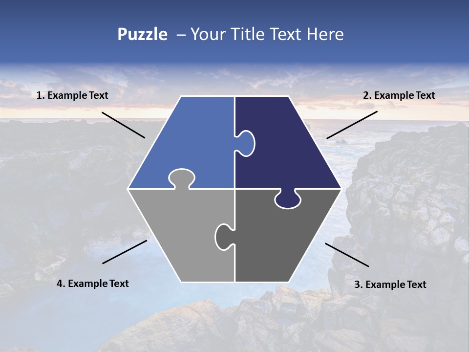 Danger Geyser Touristy PowerPoint Template