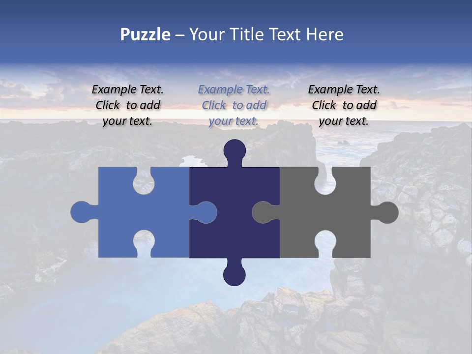 Danger Geyser Touristy PowerPoint Template