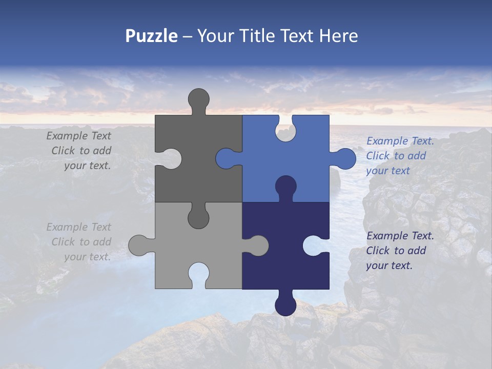 Danger Geyser Touristy PowerPoint Template