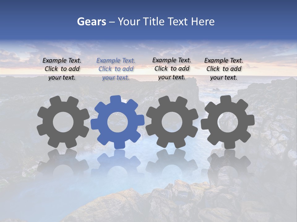 Danger Geyser Touristy PowerPoint Template