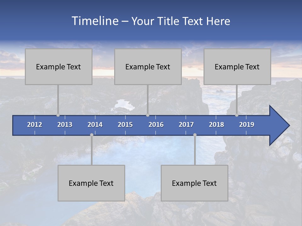 Danger Geyser Touristy PowerPoint Template
