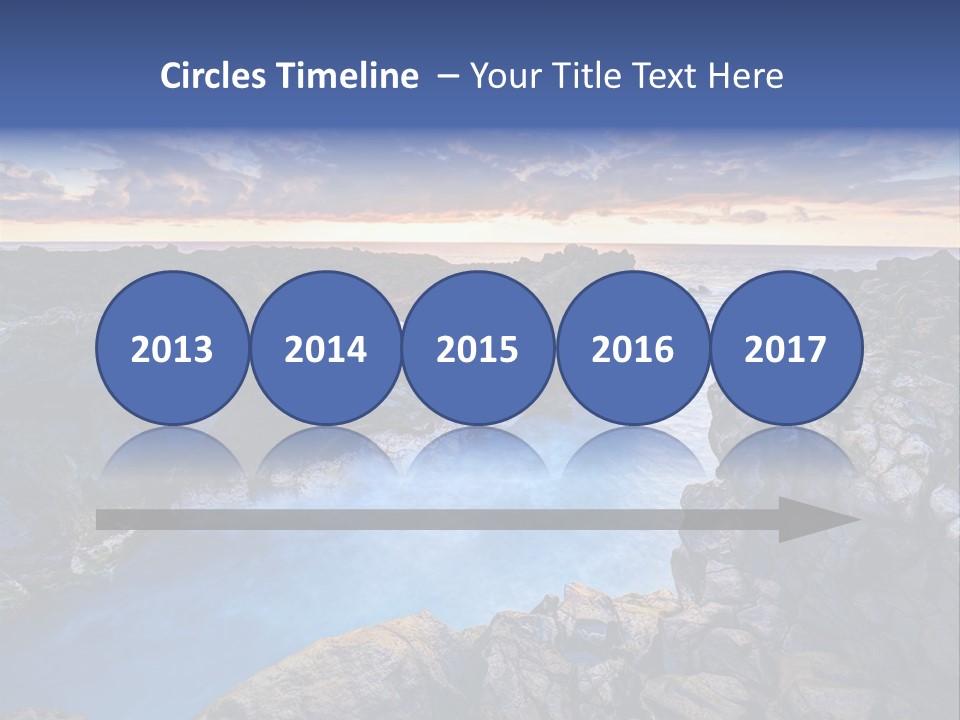 Danger Geyser Touristy PowerPoint Template