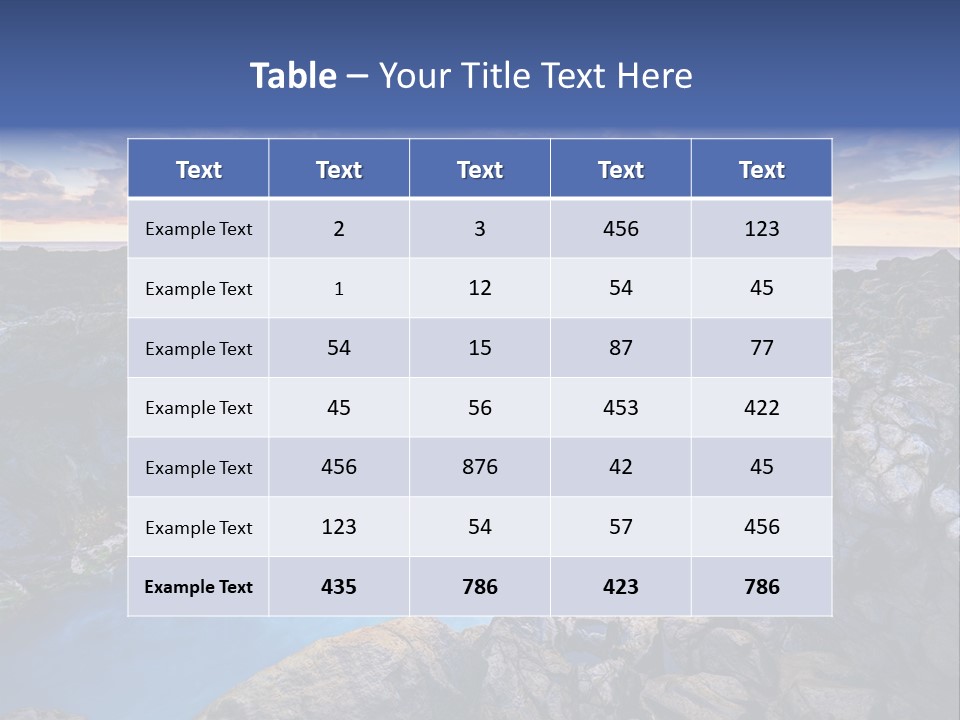 Danger Geyser Touristy PowerPoint Template