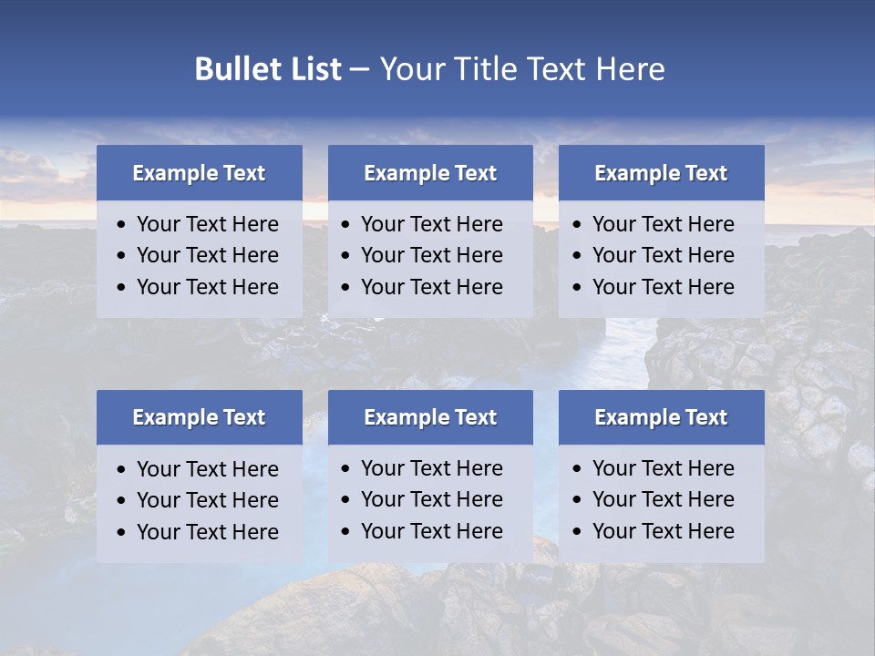 Danger Geyser Touristy PowerPoint Template