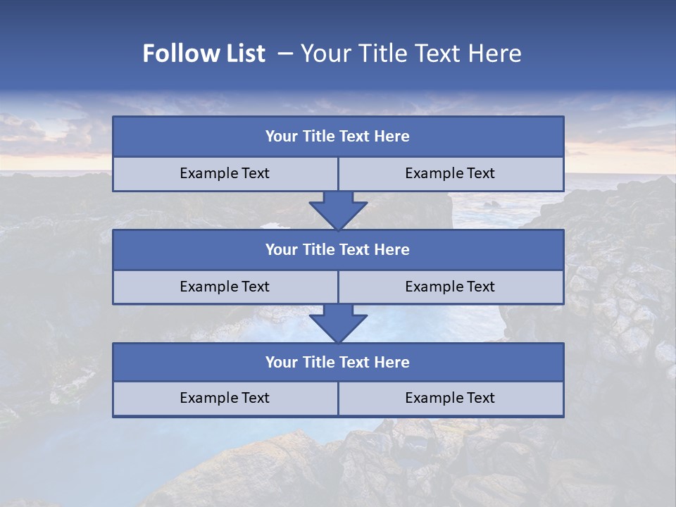 Danger Geyser Touristy PowerPoint Template
