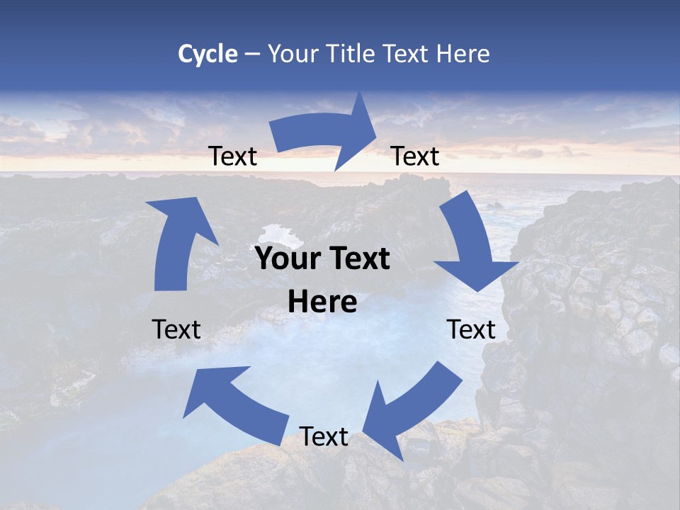 Danger Geyser Touristy PowerPoint Template