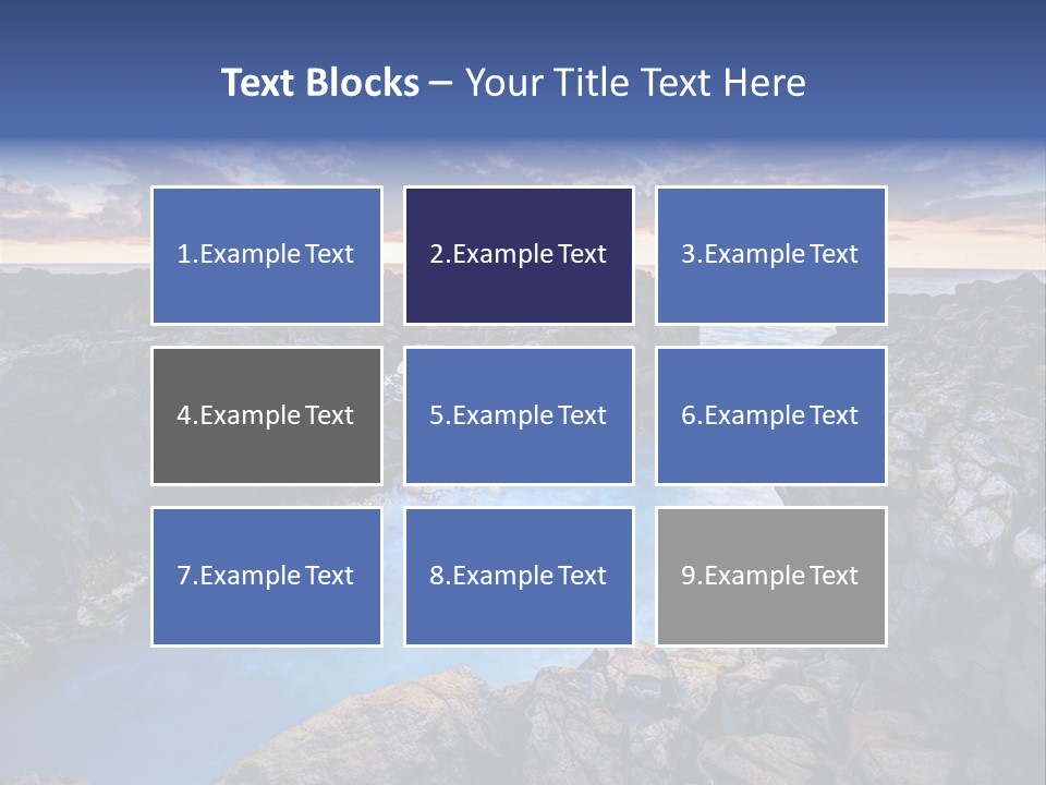 Danger Geyser Touristy PowerPoint Template