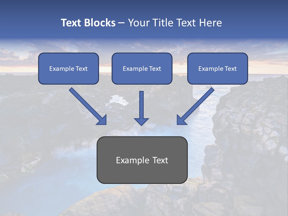 Danger Geyser Touristy PowerPoint Template