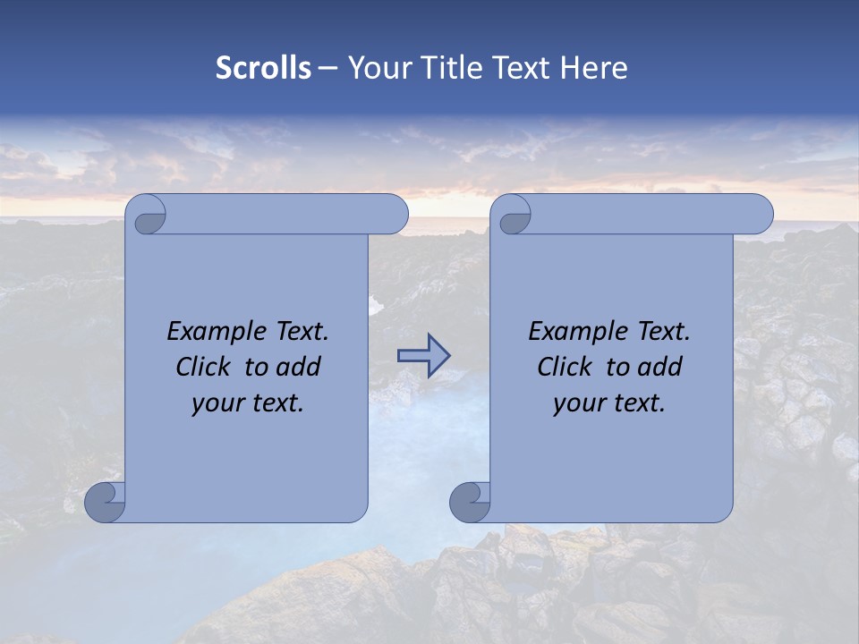 Danger Geyser Touristy PowerPoint Template