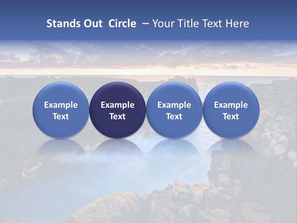 Danger Geyser Touristy PowerPoint Template