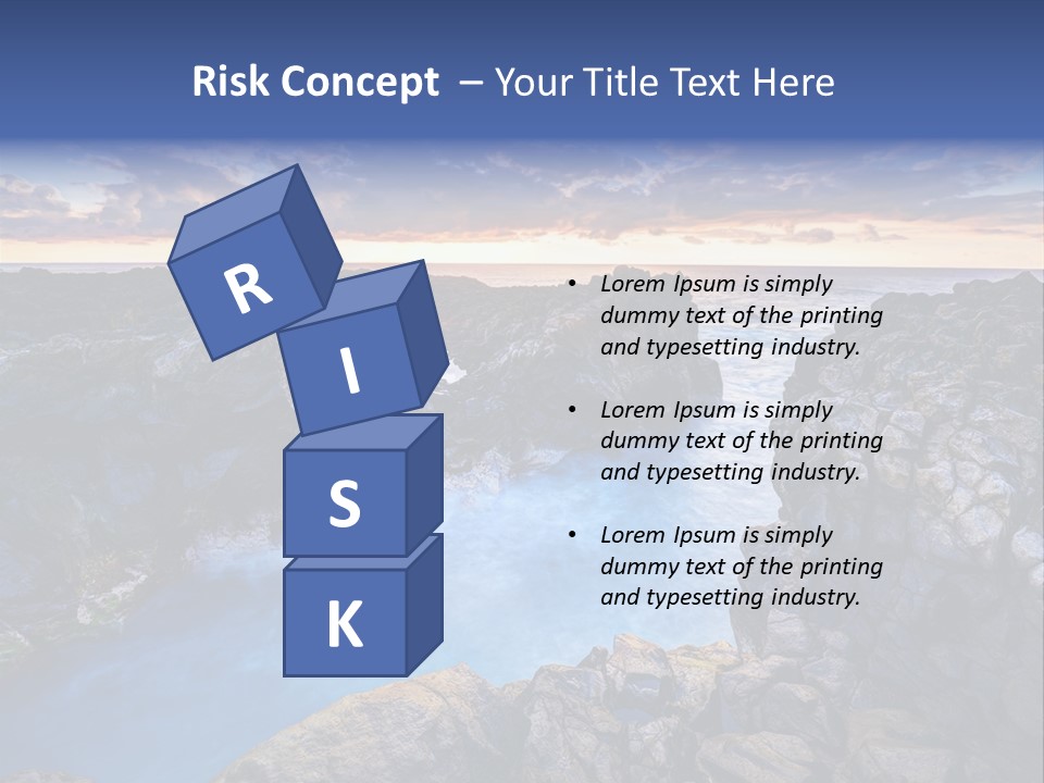 Danger Geyser Touristy PowerPoint Template