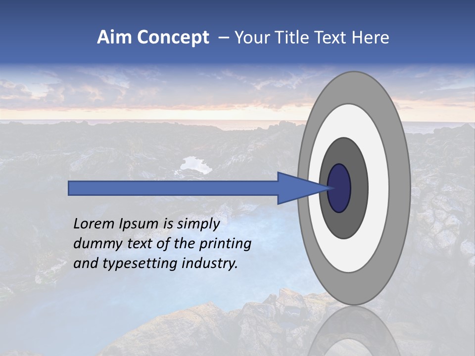 Danger Geyser Touristy PowerPoint Template