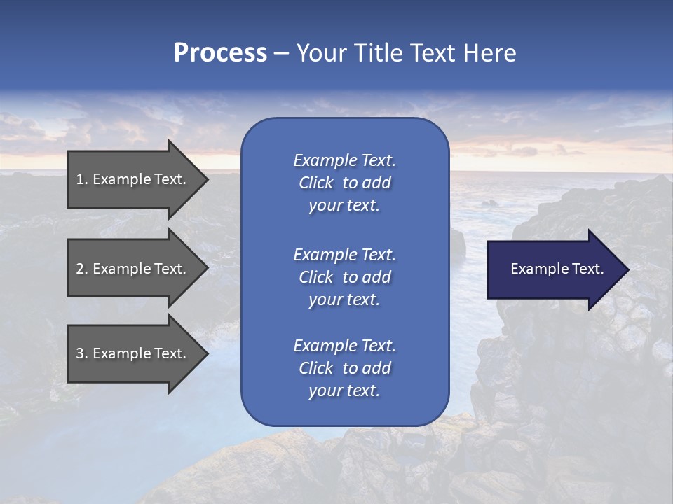 Danger Geyser Touristy PowerPoint Template