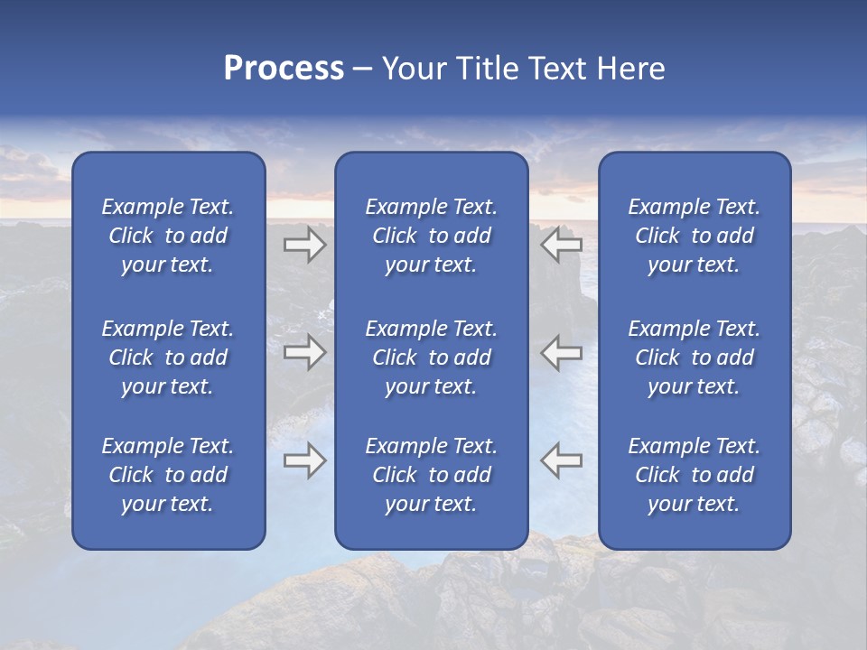 Danger Geyser Touristy PowerPoint Template