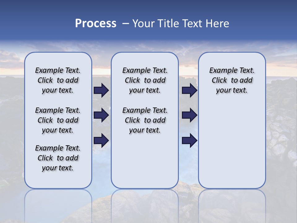 Danger Geyser Touristy PowerPoint Template