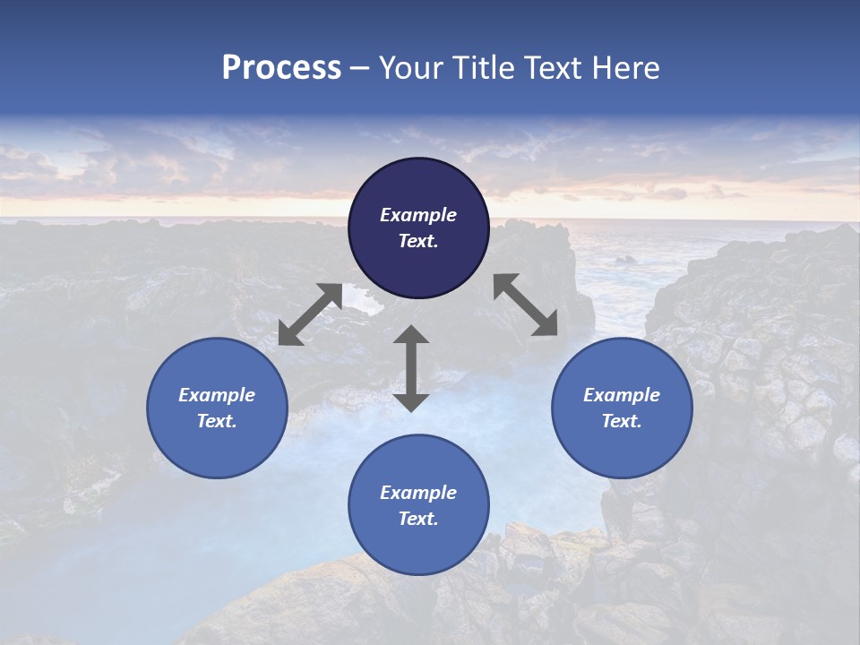 Danger Geyser Touristy PowerPoint Template