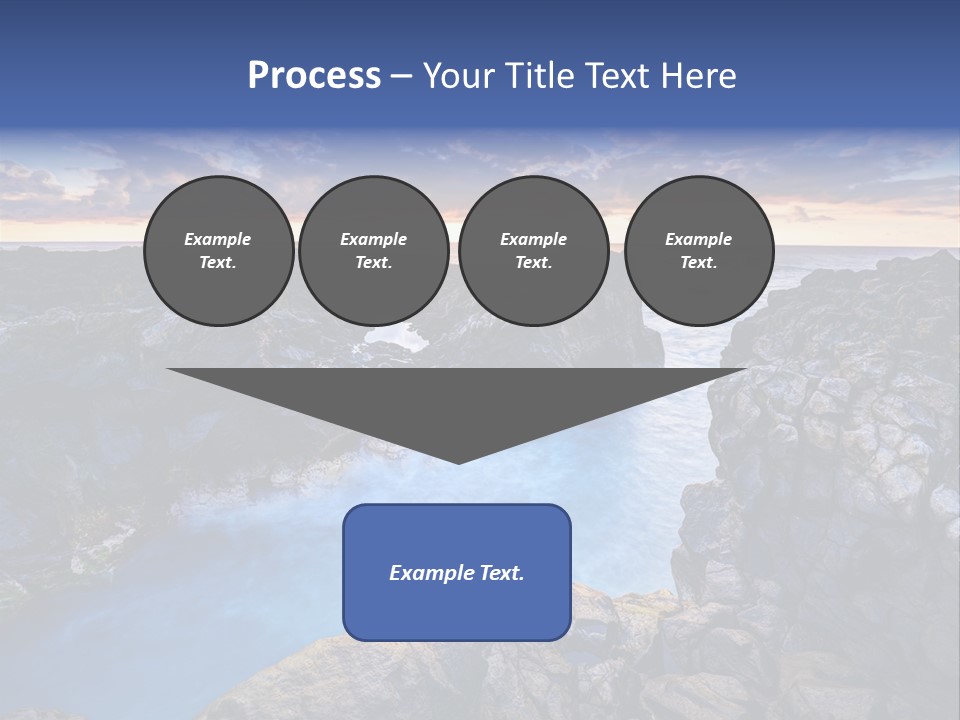 Danger Geyser Touristy PowerPoint Template