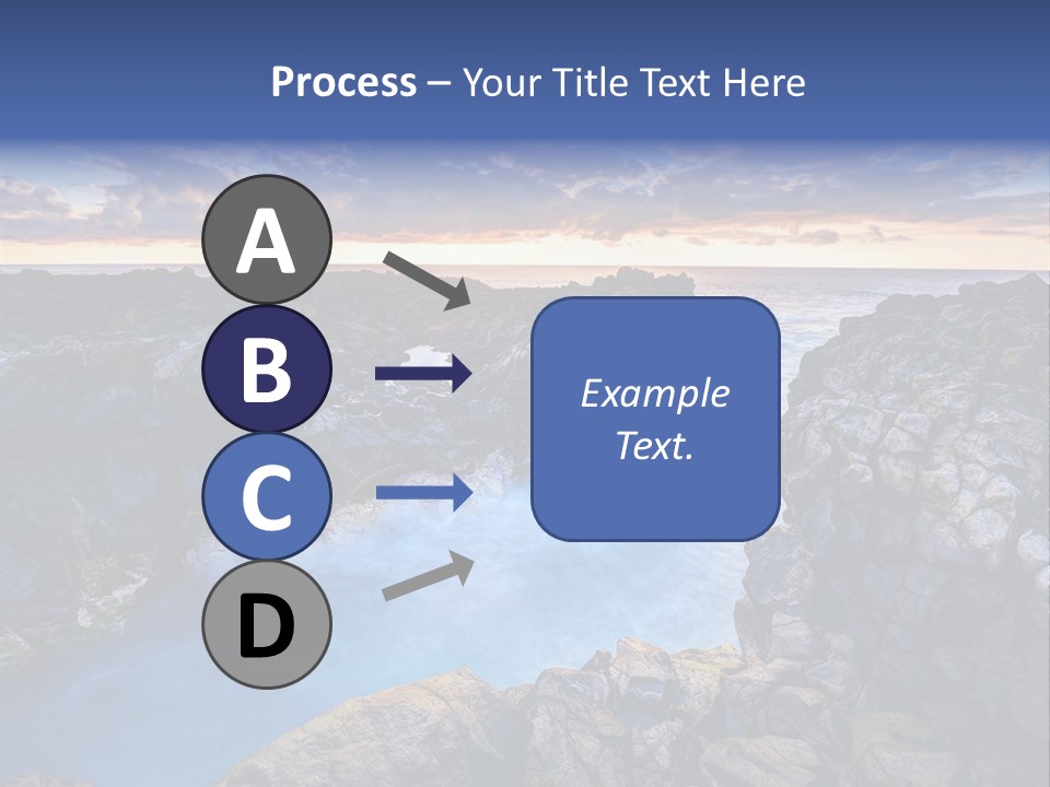 Danger Geyser Touristy PowerPoint Template
