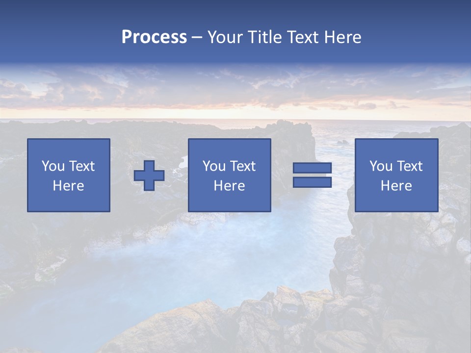 Danger Geyser Touristy PowerPoint Template