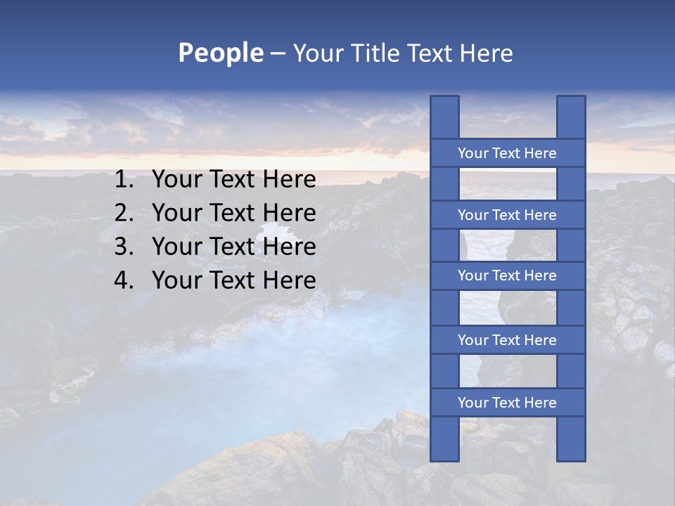 Danger Geyser Touristy PowerPoint Template