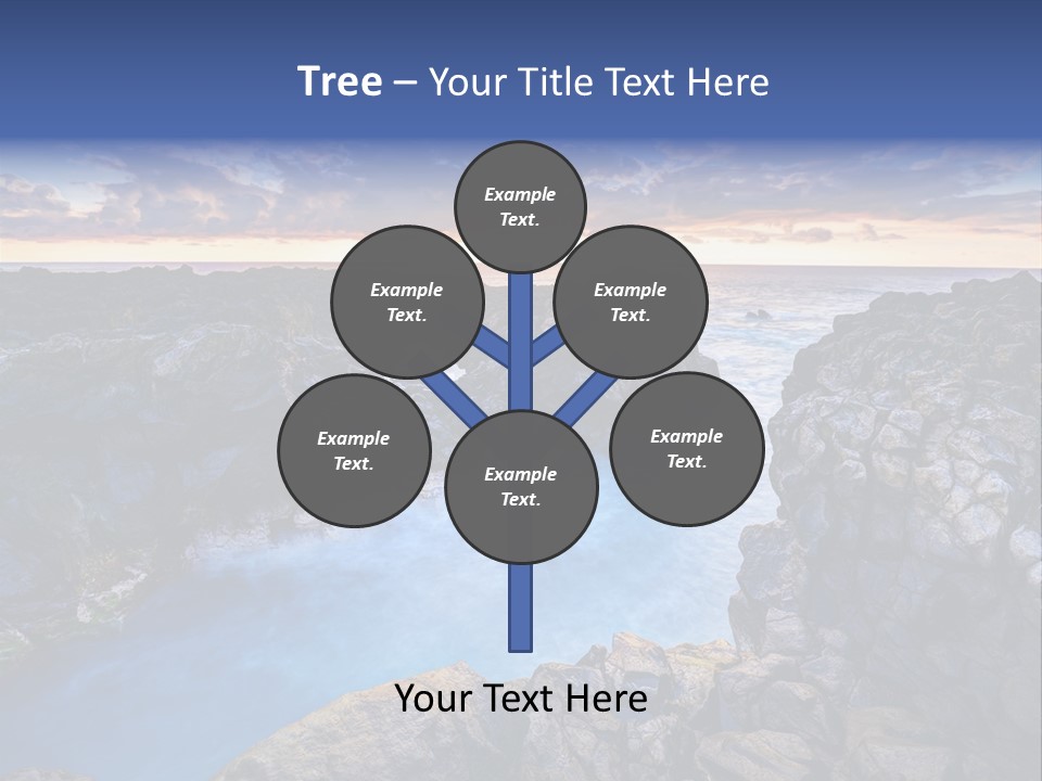 Danger Geyser Touristy PowerPoint Template