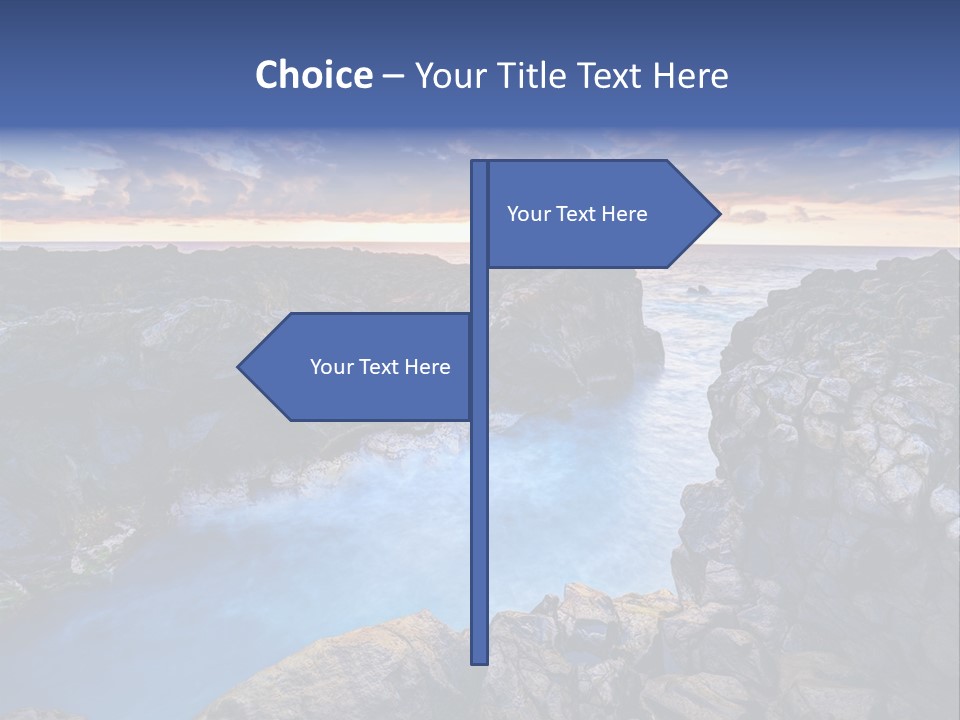 Danger Geyser Touristy PowerPoint Template