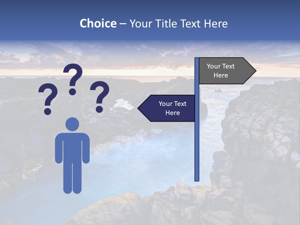 Danger Geyser Touristy PowerPoint Template