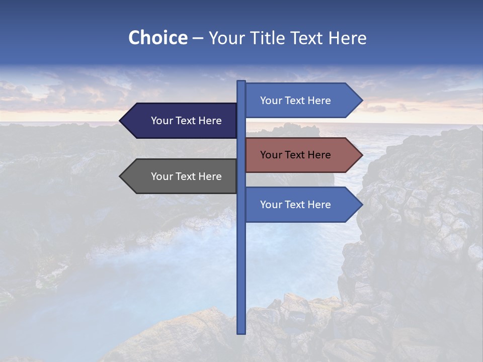 Danger Geyser Touristy PowerPoint Template