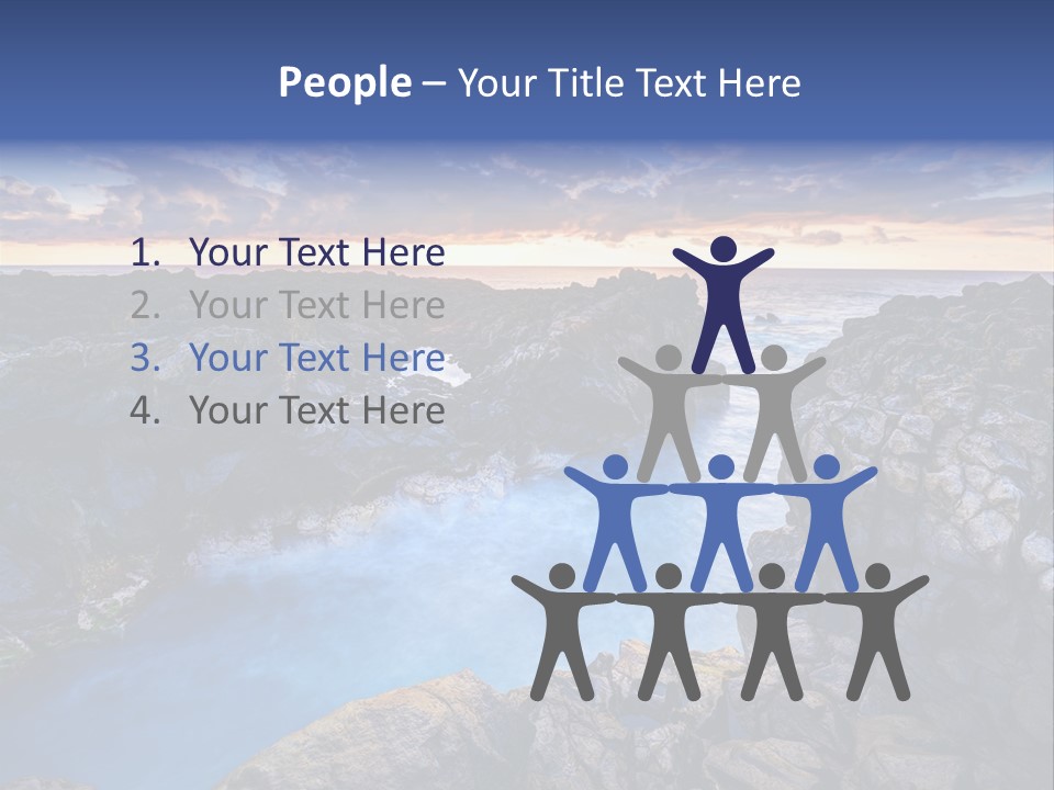 Danger Geyser Touristy PowerPoint Template