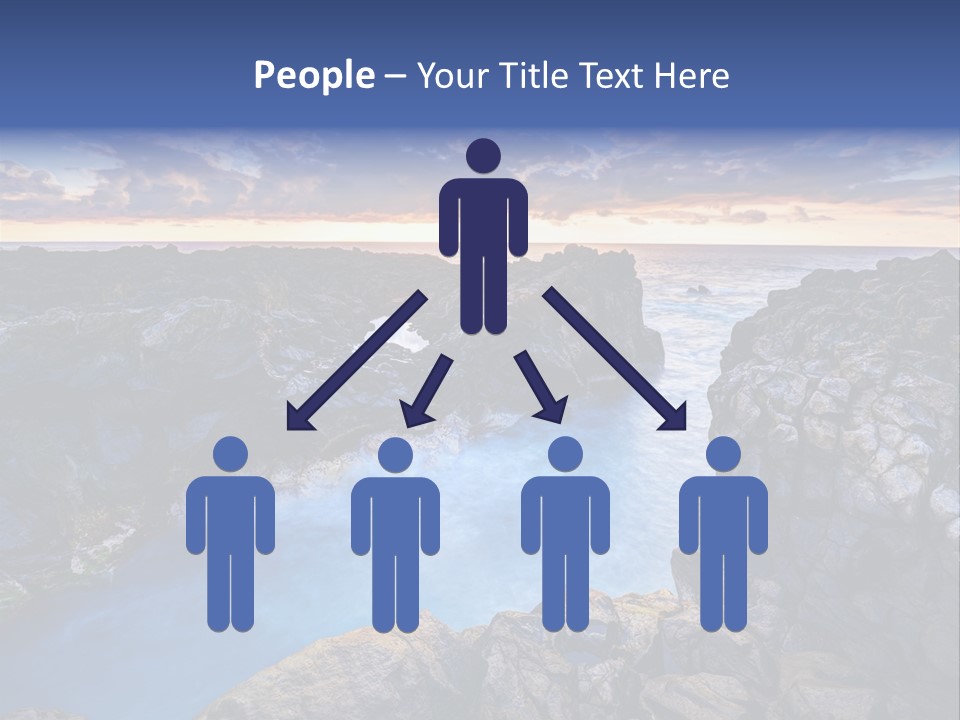 Danger Geyser Touristy PowerPoint Template