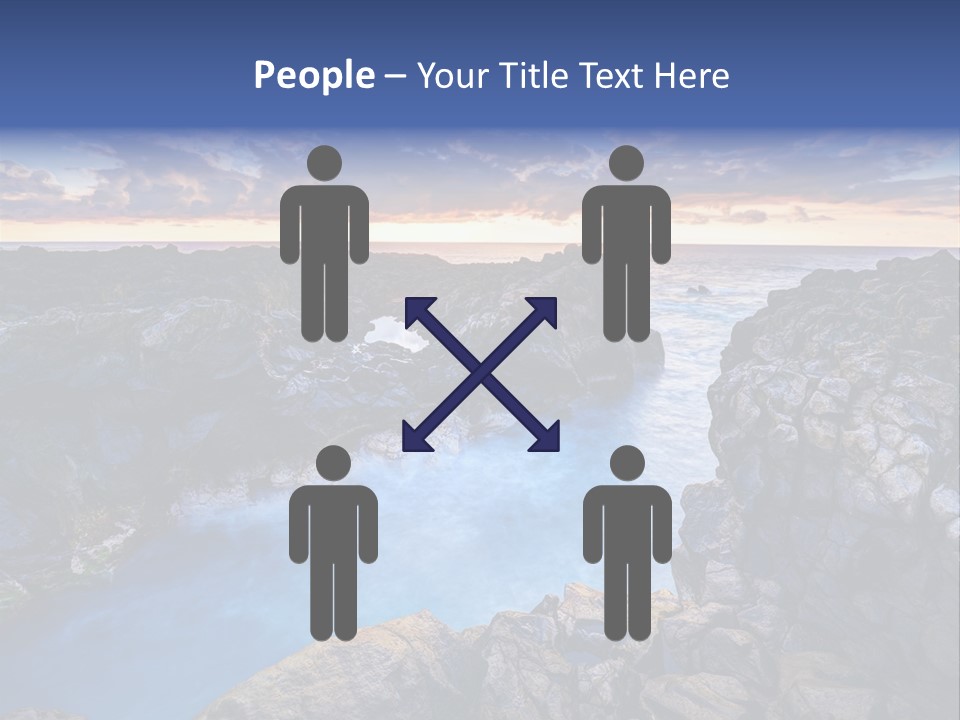 Danger Geyser Touristy PowerPoint Template