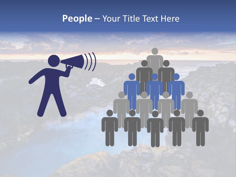 Danger Geyser Touristy PowerPoint Template