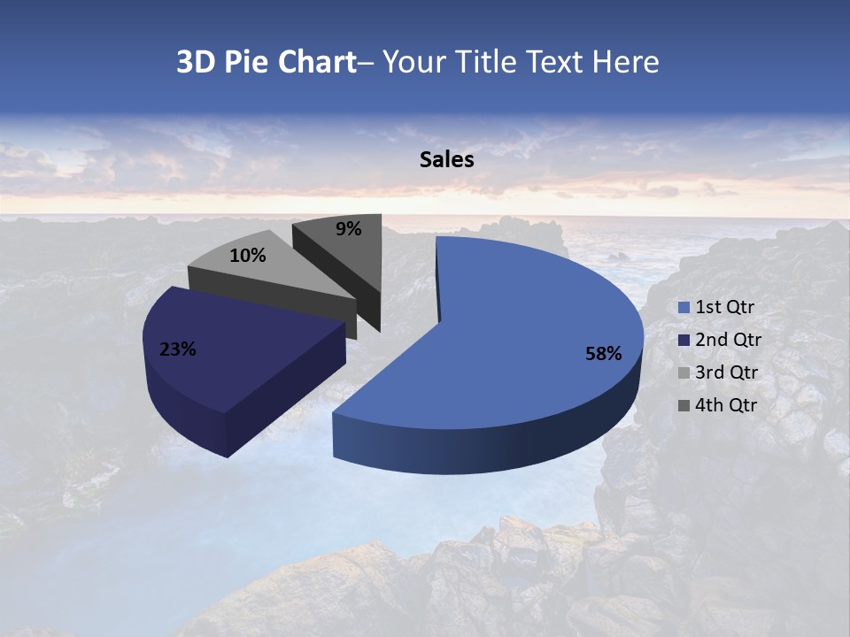 Danger Geyser Touristy PowerPoint Template
