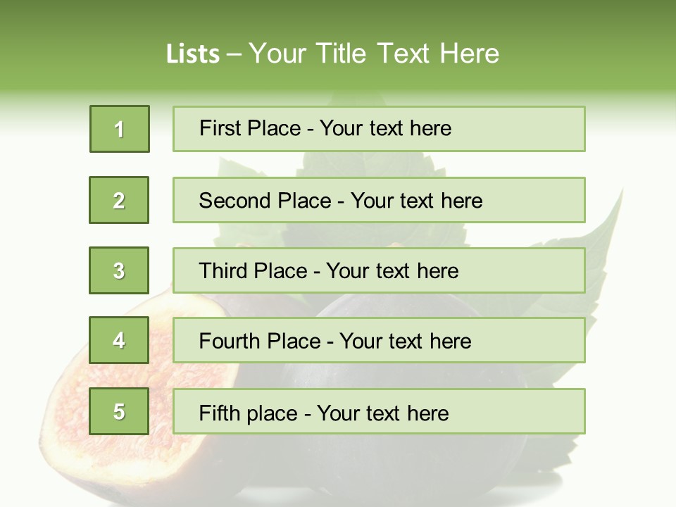 Nutrition Exotic Round PowerPoint Template