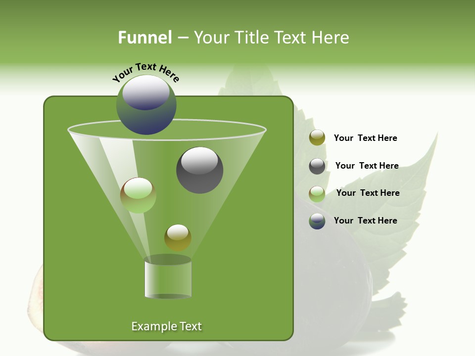 Nutrition Exotic Round PowerPoint Template