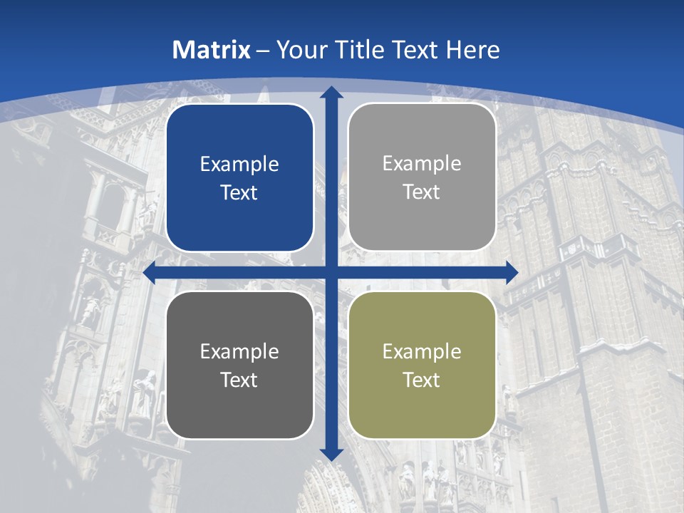 Cathedral Height Chorus PowerPoint Template