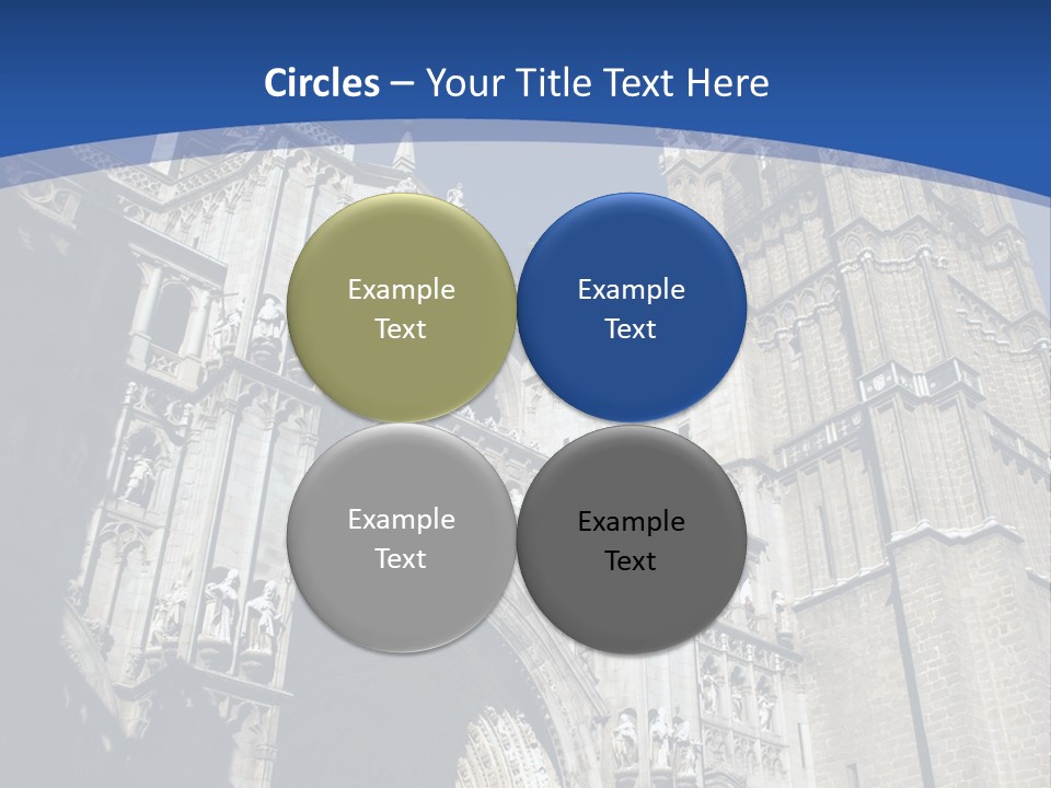 Cathedral Height Chorus PowerPoint Template