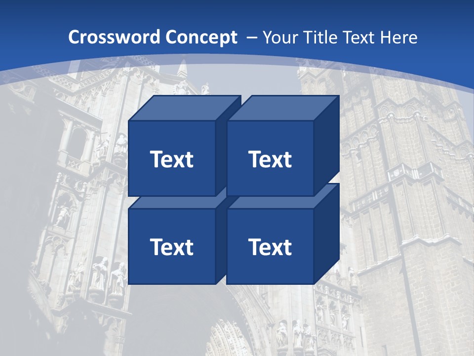 Cathedral Height Chorus PowerPoint Template